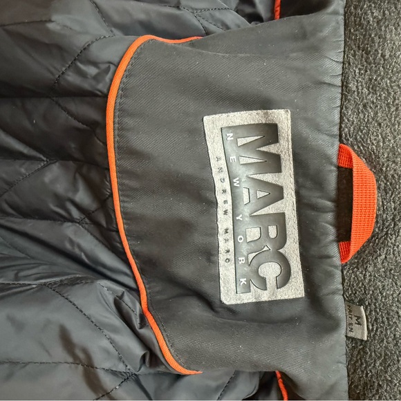 Marc New York Black Coat with Orange Trim - Picture 8 of 8